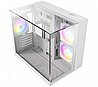 מארז מחשב חברת ANTEC דגם CX600M Trio ARGB White Micro-ATX