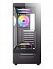 מארז Antec VCX300 ARGB Black Mid-Tower ATX 5x120mm Fans include שחור