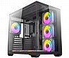 מארז Antec CX Mirror Black Mini-Tower Gaming Case 7X120mm ARGB