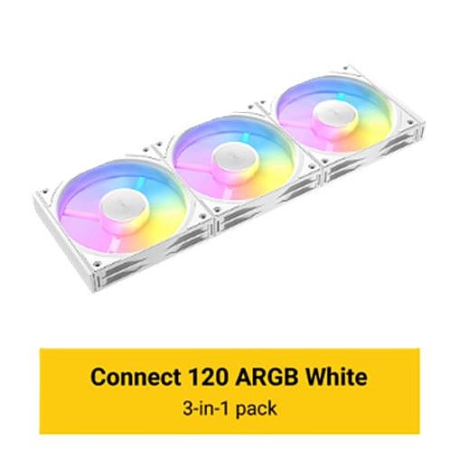 ������� ����� ANTEC Connect C120 ARGB WHITE 3PK