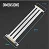 כבל לכרטיס מסך Antec PCIE 4.0 Riser Cable White