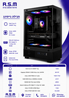 מחשב גיימינג Intel 12400F B760M 16GB DDR4 500GB SSD RTX5060TI 16GB G650 VCX300