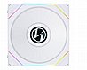 מאוורר חברת Lian Li דגם White Uni Fan TL120 LCD Reverse FAN RGB 120MM Single Pack