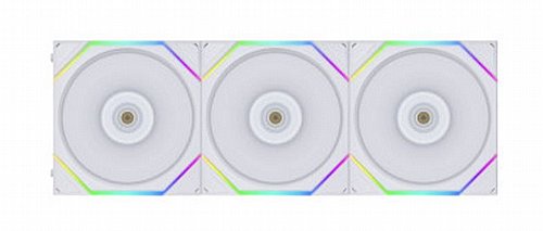 ���� 3 �������� ����� ���� Lian Li ��� White Uni Fan TL120 RGB 120MM 3-Pack