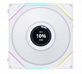 ������ ���� Lian Li ��� White Uni Fan TL120 LCD RGB 120MM Single Pack