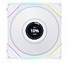 מאוורר חברת Lian Li דגם White Uni Fan TL120 LCD RGB 120MM Single Pack
