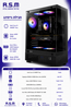 מחשב גיימינג i5-14400F B760M 16GB DDR4 1TB SSD RX9060XT 16GB 650W VCX300 Win11