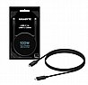 כבל Gigabyte Type-C to Type C 1m Black 100W 20gbps