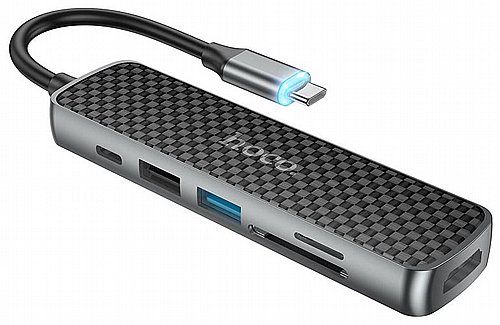 ���� ����� ���� HOCO ��� HB24 ������� 60W SD/MicroSDx1 USB3x1 USB2x1 HDMIx1 TYPE-Cx1