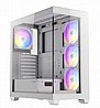 מארז חברת Antec דגם CX Series CX300 RGB ELITE 4X120MM Fixed Mode RGB Mid Tower צבע לבן