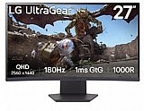 ��� ������� ���� LG 27" UltraGear QHD 180Hz 1ms HDR 10 1000R  27GS60QC-B