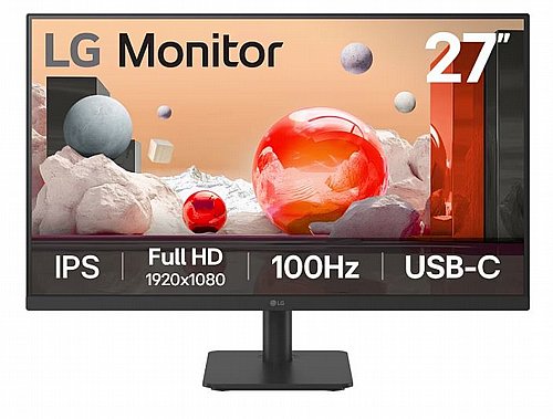 ��� LG ''27 Full HD 100hz IPS ���� 16:9 �� ����� USB Type-C