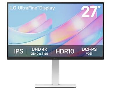 ��� ���� LG 27US550-W UltraFine IPS 4K 27" UHD 60HZ - ��� ���