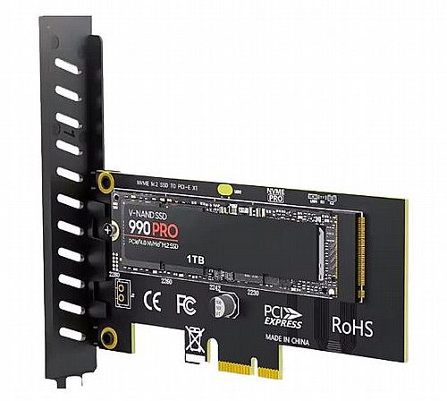 ����� ����� PCIe x1 to M.2 Adapter Support 2280 M.2