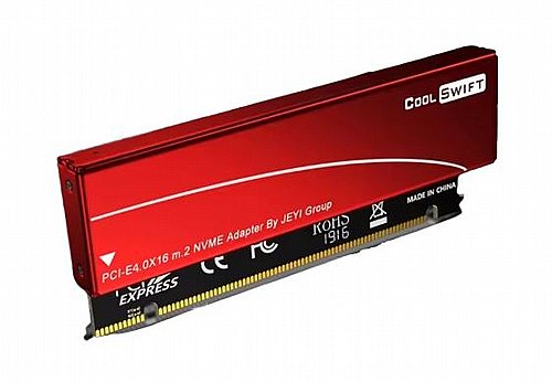 ����� ����� PCIe x16 to M.2 Adapter w/HS Support 2280 M.2