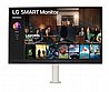 מסך מחשב ''LG Smart Monitor 32SQ780S-W UHD 4K VA 31.5 - כסוף