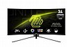 מסך מחשב גיימינג קעור 34 אינץ' MSI MAG 345CQR VA UWQHD 180Hz