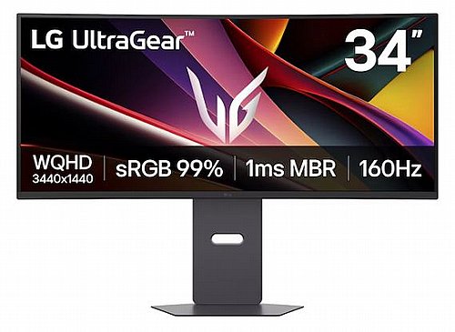 ��� ���� ������� 34" LG UltraGear WQHD Gaming Monitor 160Hz AMD FreeSync Premium
