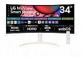 ��� ���� ��� ���� ���� LG ��� 34SR65QC-W MyView 34'' WQHD VA - ��� ���