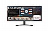 מסך מחשב רחב קעור חברת LG דגם 34WL500-B UltraWide 34