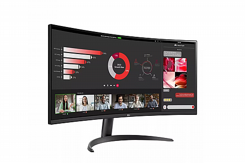 ��� ���� LG 34" 34WR50QC Curved UltraWide WQHD 100Hz VA HDR with AMD FreeSync