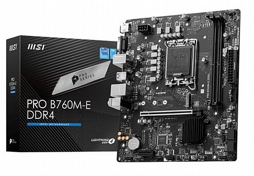 ��� �� MSI PRO B760M-E DDR4 LGA1700 Intel B760