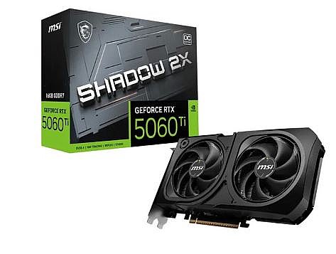 ����� ��� MSI GeForce RTX 5060 Ti 16G SHADOW 2X OC PLUS
