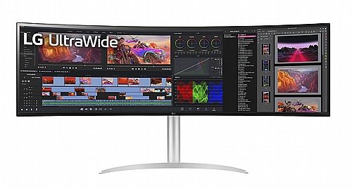 ��� ���� 49" UltraWide Dual QHD Nano IPS ���� LG ��� 49WQ95C-W 