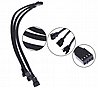 מפצל מאוררים מחיבור מאורר 4Pin PWM ל 3 חיבורים 4Pin PWM - שחור כולל שרוול איכותי