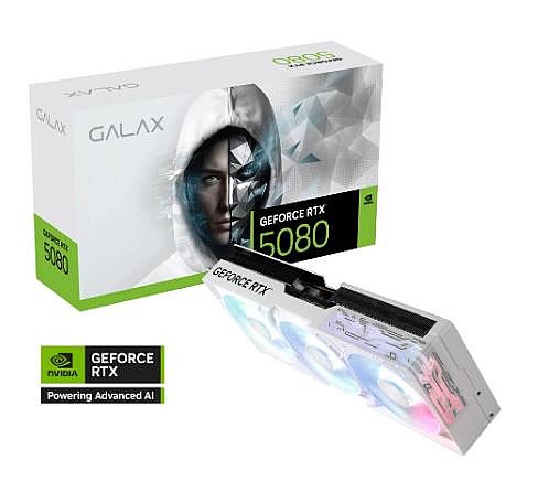 ����� ��� GALAX B37S Black GF RTX5080 1-Click OC White PCI-E 16GB GDDR7
