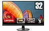 מסך מחשב Lenovo D32u-45 4K UHD VA LED 31.5'' 67A1GAC2IS - שחור