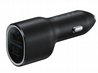 מטען מקורי כפול מהיר לרכב Samsung Fast Charge 25W+15W USB A + Type-C