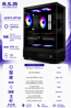 מחשב גיימינג AMD 7500X3D B840M 32GB 1TB SSD RTX5070TI 850W VCX300 Win11
