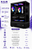 מחשב גיימינג AMD 7500X3D B840M 32GB 1TB SSD RTX5060TI 650W VCX300 Win11