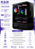 מחשב גיימינג AMD 7600 B840M 32GB DDR5 1TB SSD RTX5070 12GB 750W VCX300 Win11