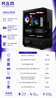 מחשב גיימינג AMD 7700 B840M 32GB 1TB SSD RTX5070TI 850W VCX300 Win11