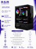 מחשב גיימינג AMD 7700 B840M 32GB DDR5 1TB SSD RX9070XT 16G 750W VCX300 Win11