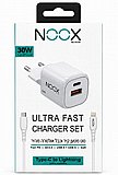 ���� ��� TYPE-C + USB-A ���� TYPE-C TO LIGHTNUNG ������ ���� ���� NOOX