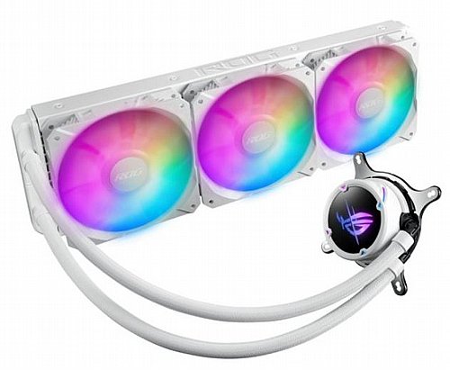 ����� ����� ����� ASUS ROG STRIX LC II 360 ARGB AIO Triple ROG 120mm Fans - ���