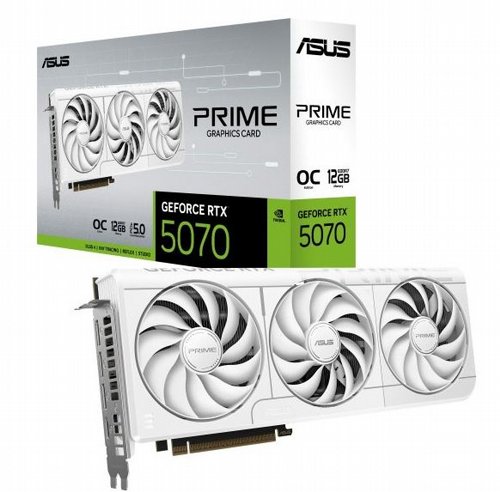 ����� ��� Asus PRIME RTX 5070 OC Edition White 12GB GDDR7  - ���