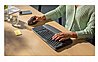 סט מקלדת ועכבר אלחוטיים ארגונומיים Logitech Wave Keys + Lift בצבע אפור כהה