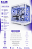 מחשב גיימינג לבן 9800X3D X870M 32GB 1TB 5070 ICE 850W ELITE 600