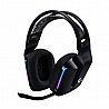 אוזניות גיימרים אלחוטיות חברת Logitech דגם G733 LIGHTSPEES RGB שחור