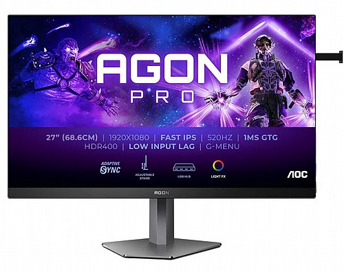 ��� ���� �������� AOC 27" AGON Pro IPS FHD 520Hz 0.5ms