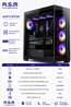 מחשב גיימינג נייח AMD 9800X3D B850M 32GB 1TB SSD RX9070XT 850W CX300 WIN11