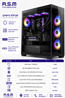 מחשב גיימינג נייח AMD 9800X3D B850 32GB DDR5 1TB SSD RTX5070TI 850W WIN11
