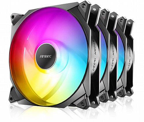 ���� �������� ����� ���� ANTEC ��� 3x 140mm PWM ARGB Case Fans with Controller - T3 Storm Series