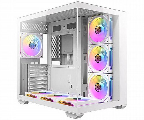 ���� Antec CX Mirror White Mini-Tower Gaming Case 7X120mm ARGB