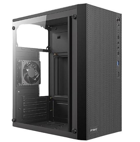 ���� Antec ST10M TG Mini Tower Micro-Atx Black Glass Side Panel