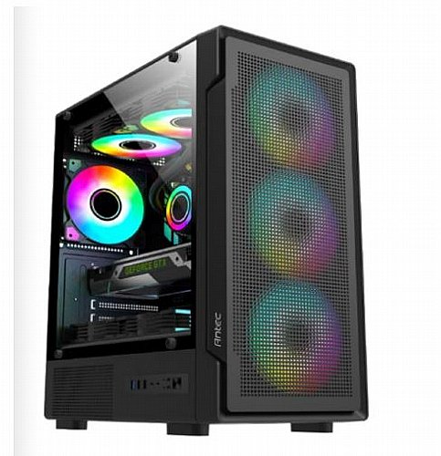 ���� ���� ���� Antec ��� VX300M ARGB Black Mini-Tower 4x120mm Fan Include